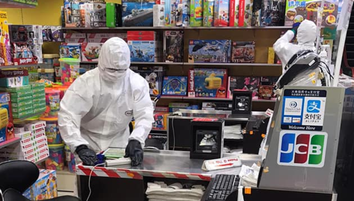 Mustafa shuts down until April 17, disinfection team moves in - Alvinology