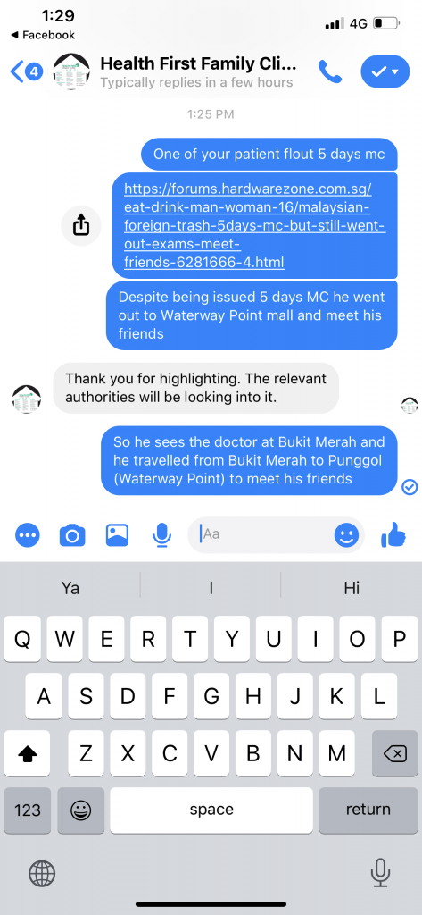 Man violated 5-day MC and posted it on Instagram - Alvinology