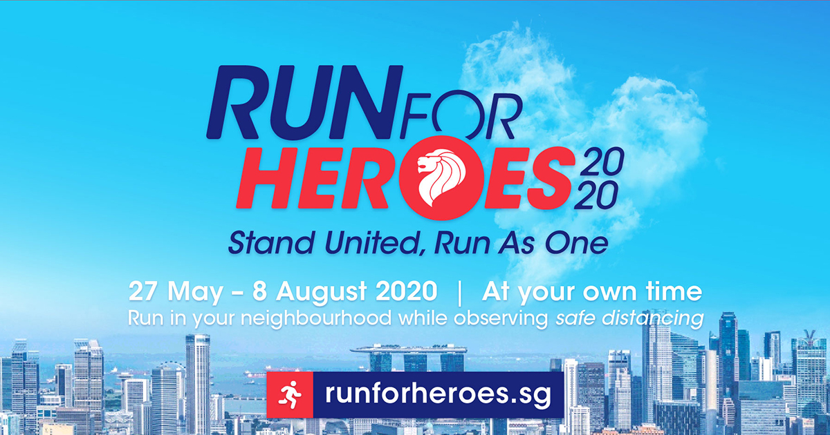 Run for Heroes 2020 – a virtual running event to show some love to frontliners in the battle against COVID-19 - Alvinology