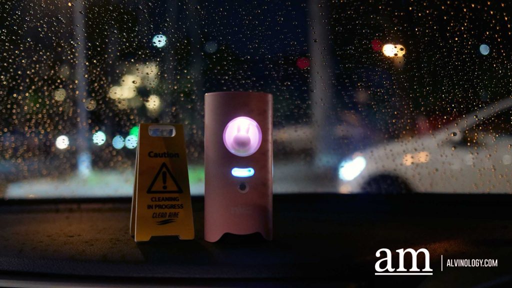 CleanAire - 2-in-1 wireless and portable air sanitisation device using UVC and Ozone sterilisation - Alvinology