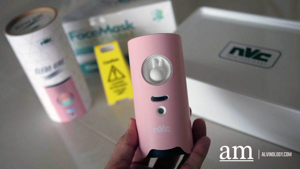 CleanAire - 2-in-1 wireless and portable air sanitisation device using UVC and Ozone sterilisation - Alvinology