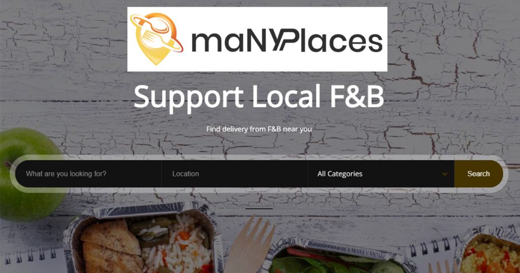 Manyplaces – a new online directory of local Food Businesses offering delivery and takeout services in Singapore - Alvinology