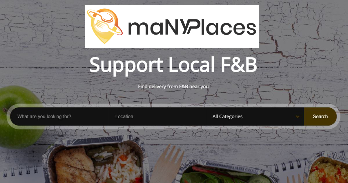 Manyplaces – a new online directory of local Food Businesses offering delivery and takeout services in Singapore - Alvinology