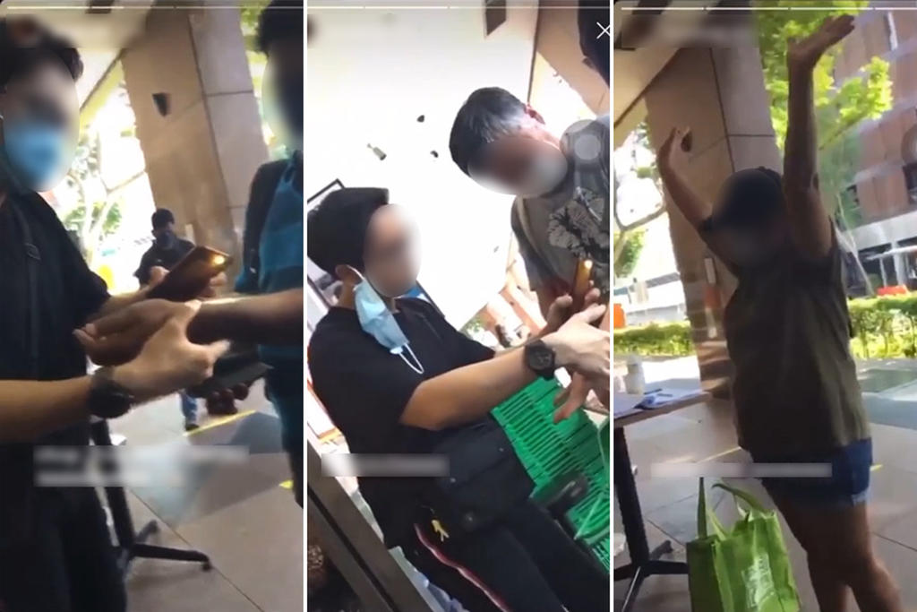 Singaporean grocery workers behaving badly - Alvinology