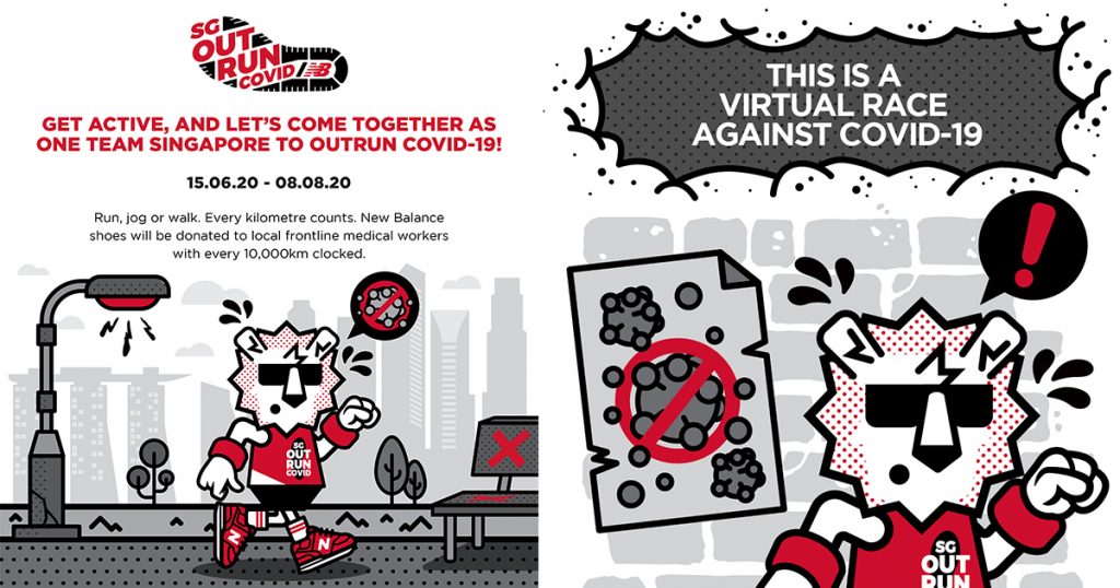 Join #SGOutrunCovid virtual race - for every 10,000 KM clocked, shoes will be donated to local medical frontliners - Alvinology