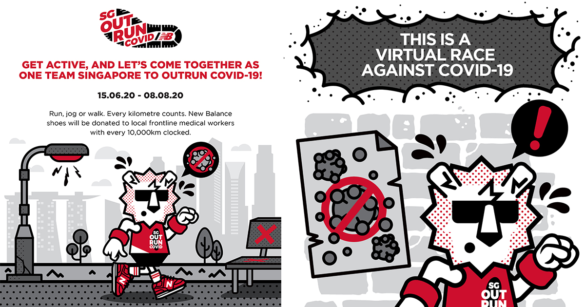 Join #SGOutrunCovid virtual race - for every 10,000 KM clocked, shoes will be donated to local medical frontliners - Alvinology