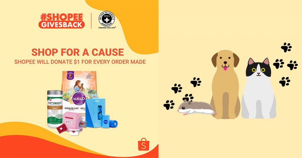 Help a paw in need by donating your Shopee Coins to the Society for the Prevention of Cruelty to Animals - Alvinology