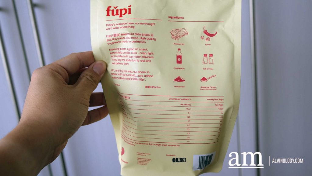 Fǔpí (腐皮) Beancurd Skin Snack - it's like fun-flavoured niang Doufu in a packet - Alvinology