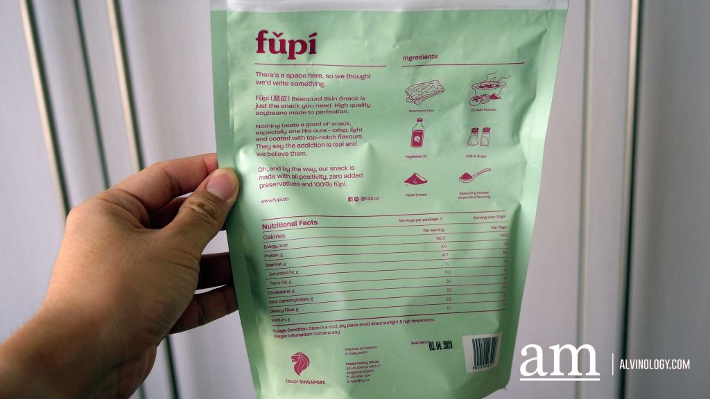 Fǔpí (腐皮) Beancurd Skin Snack - it's like fun-flavoured niang Doufu in a packet - Alvinology