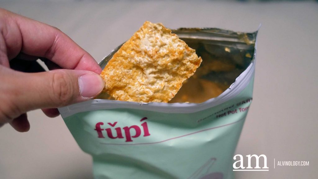 Fǔpí (腐皮) Beancurd Skin Snack - it's like fun-flavoured niang Doufu in a packet - Alvinology
