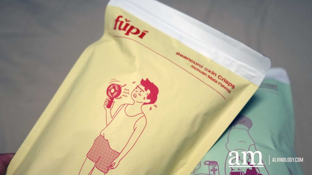 Fǔpí (腐皮) Beancurd Skin Snack - it's like fun-flavoured niang Doufu in a packet - Alvinology