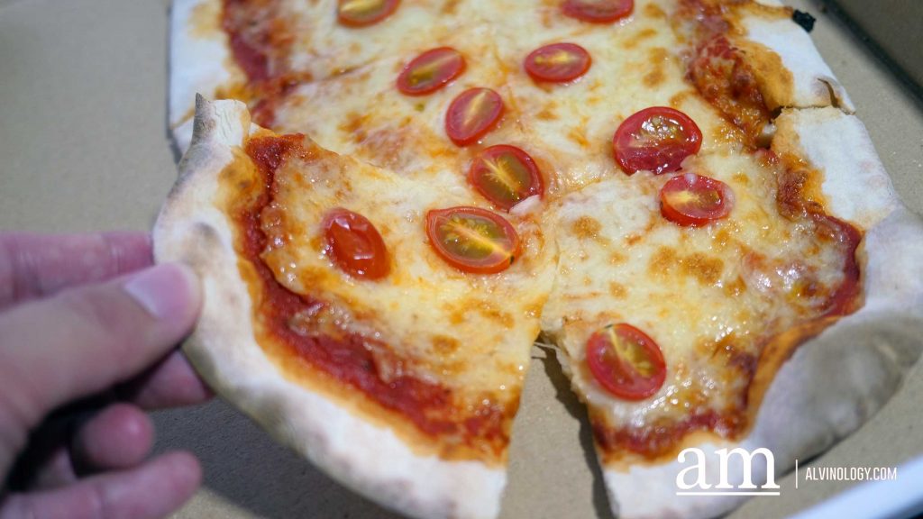 Regina Margherita Pizza- Mozzarella| San Marzano tomato | dry oregano | e.v.o.o. | fresh basil | cherry tomatoes