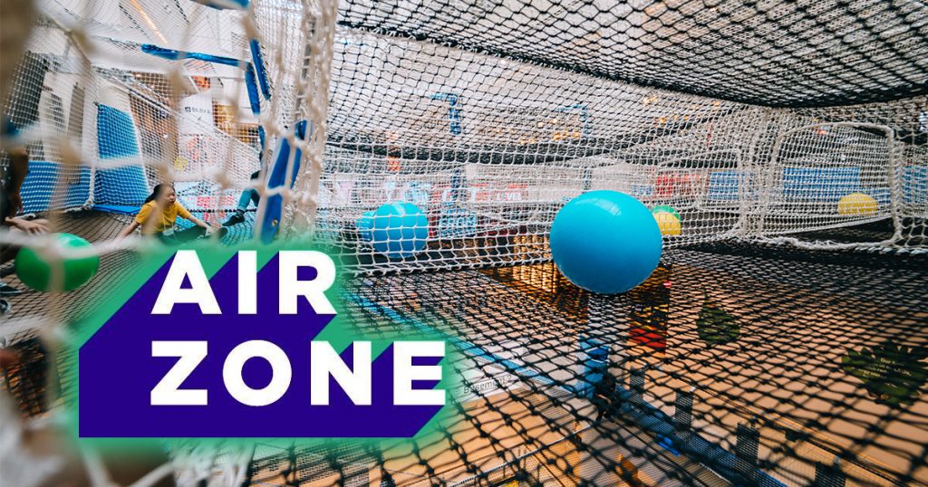 Airzone – the world’s first indoor suspended net playground is now open! - Alvinology