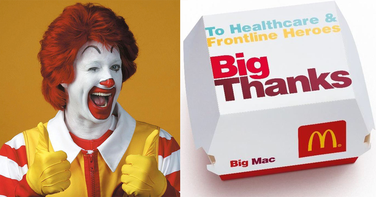 Say “Big Thanks” to all frontline heroes by purchasing McDonald’s Big Thanks Burger this 1 - 5 August - Alvinology