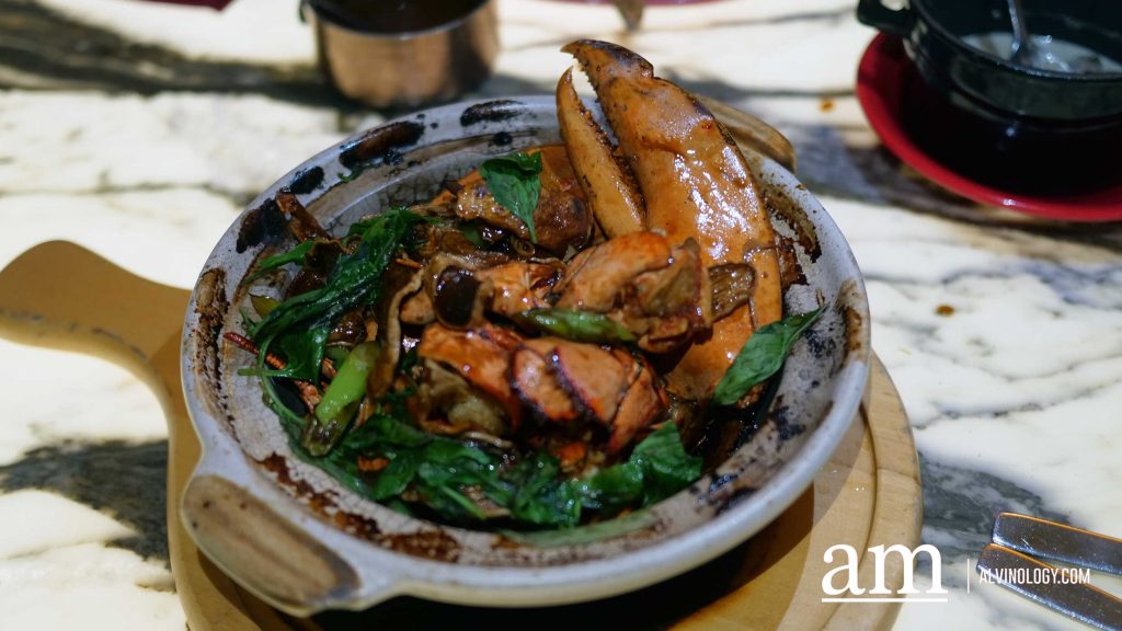 Beast & Butterflies at M Social is now open for dine-in, menu includes unique 3 Cup Lobsters in Claypot 3 Cup Lobsters in Claypot - S$68 for 500g Maine Lobster