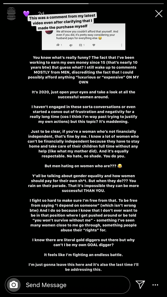 Naomi Neo claps back at comment she can't afford her Lamborghini Huracán on her own - Alvinology
