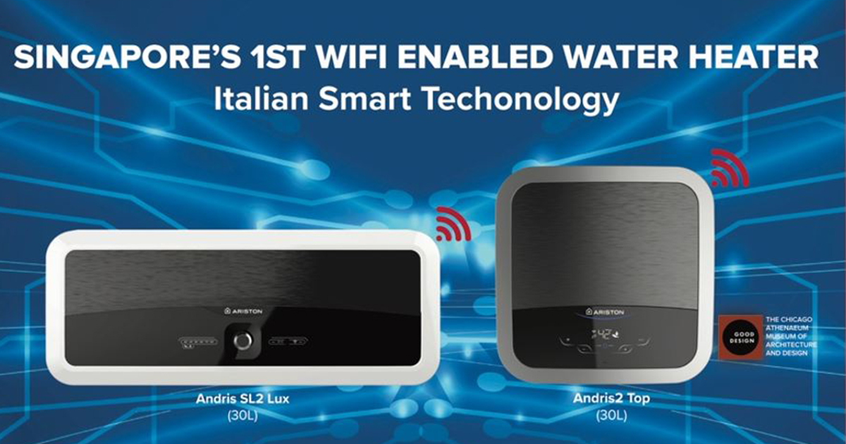 SG’s first-ever WiFi-enabled Smart Water Heater is here! Remotely control, 30L capacity, and now comes in slim design! - Alvinology