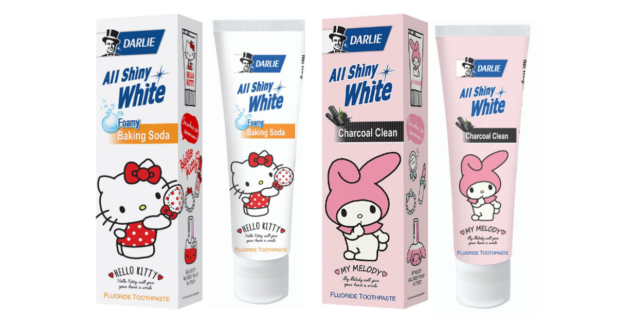 Brush your teeth with an overload of cuteness with the new limited-edition Darlie All Shiny White Sanrio Toothpaste – available on 1 September! - Alvinology