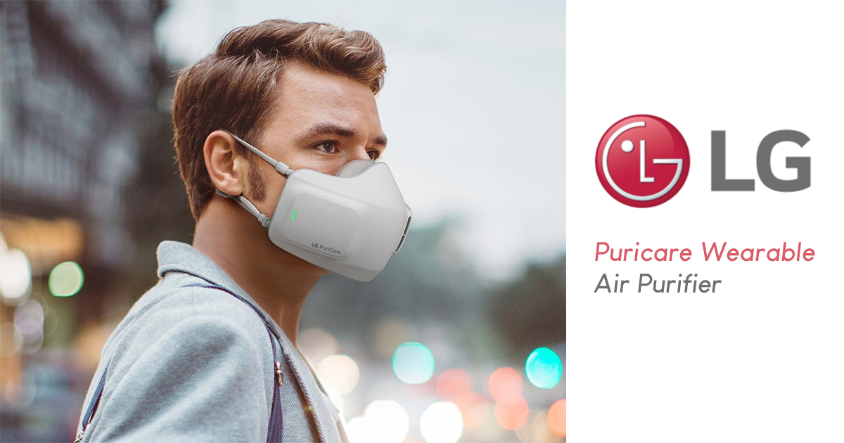 LG unveils PuriCare Wearable Air Purifier – filters, kills, rechargeable, and can even send notifications to the LG ThinQ mobile app - Alvinology