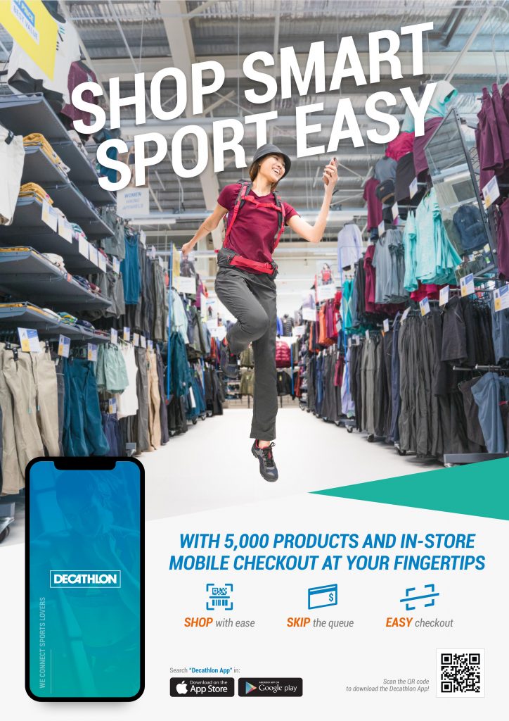 Decathlon at The Centrepoint to open on 12 September – experience a modern Decathlon featuring VR test zones, 3D morphological machine, and hassle-free shopping via its mobile app! - Alvinology