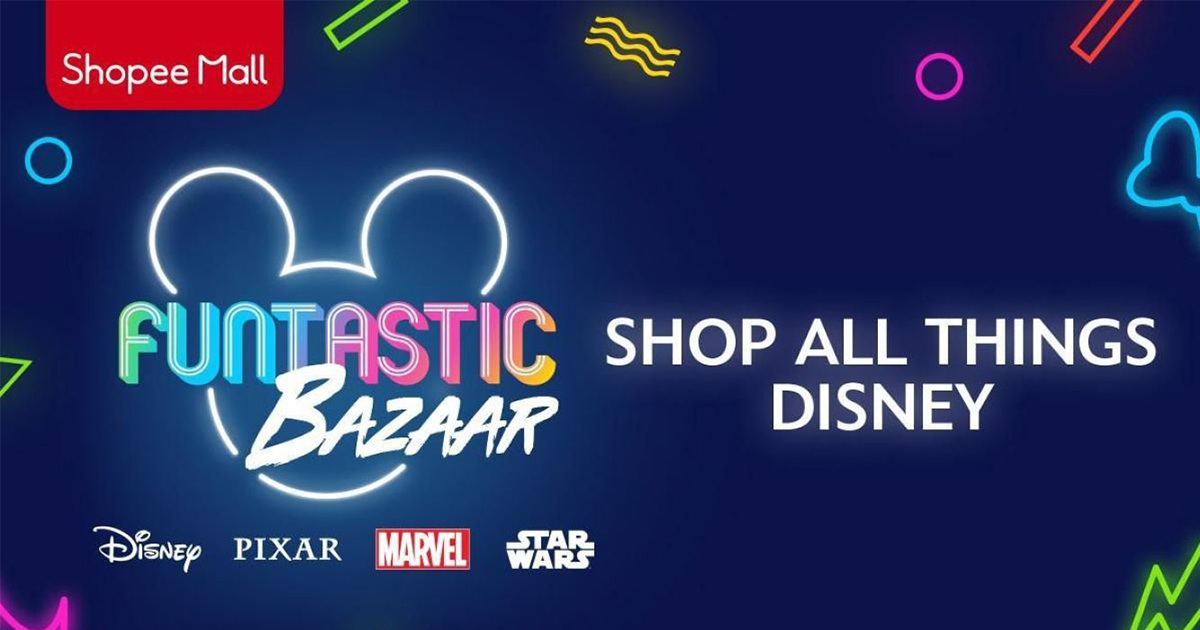 Disney Funtastic Bazaar is now on Shopee for its 9.9 Super Shopping Day featuring exclusive Disney merchandise and over $10,000 worth of prizes! - Alvinology