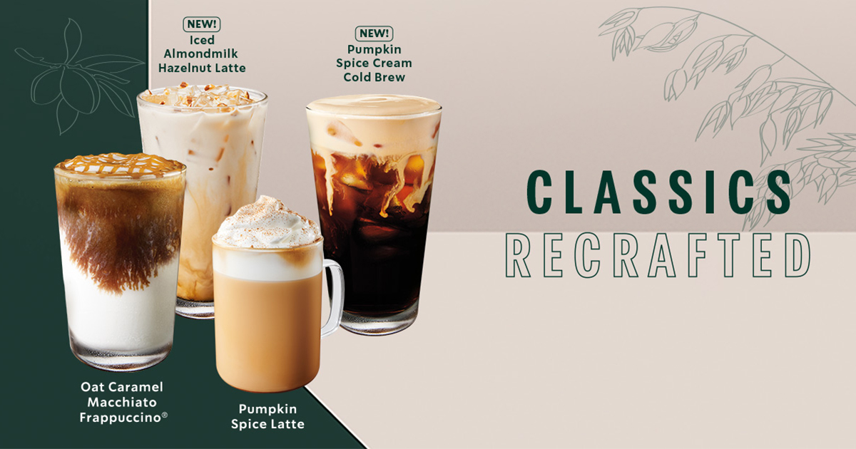 Fall in Love Again with Starbucks Classics - comforting and deliciously recrafted for the autumn season - Alvinology