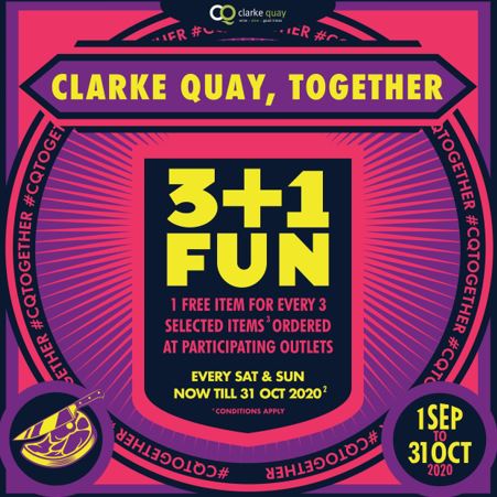 [PROMO CODE INSIDE] Clarke Quay unveils 3+1 Promotion and a CapitaStar Promo Code that lets you earn 5,000 points instantly! - Alvinology