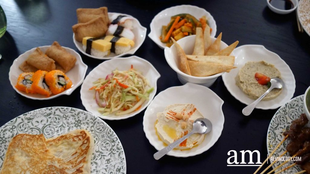 Assorted appertisers 