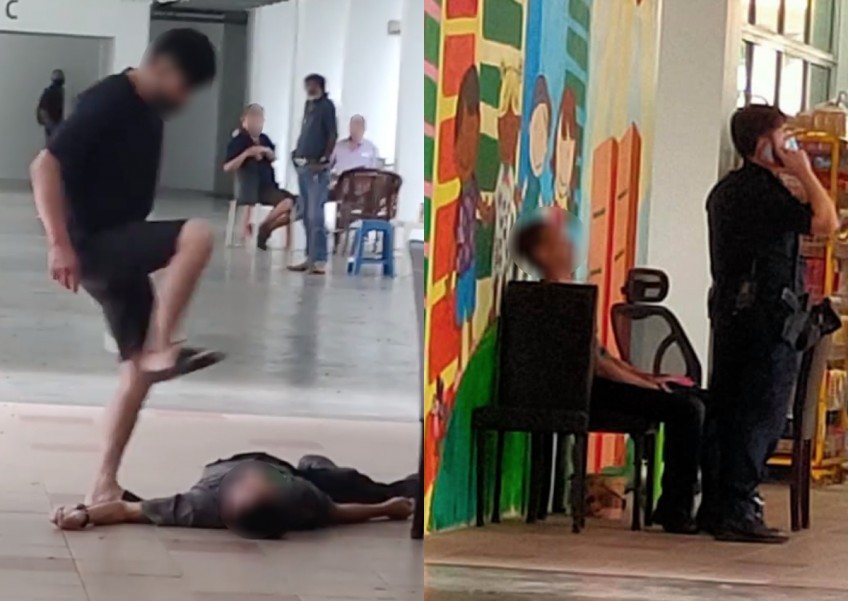 45-year-old man arrested for brutalizing unconscious victim in Sengkang over work - Alvinology