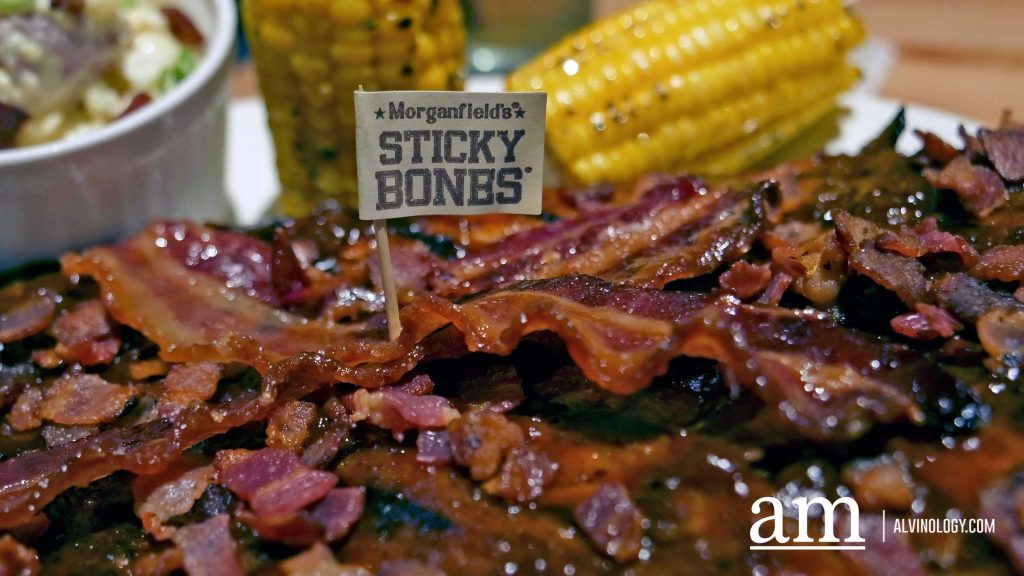 Love Meat to the Extreme? Try Morganfield's NEW Bourbon Bacon Sticky Bones - Alvinology