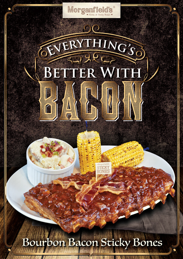 Love Meat to the Extreme? Try Morganfield's NEW Bourbon Bacon Sticky Bones - Alvinology
