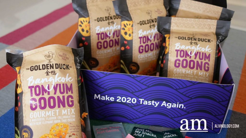 The Golden Duck Introduces New Bangkok Tom Yum Goong Gourmet Mix Snack with Blue Elephant Royal Thai Cuisine - Win up to S$555 Cash - Alvinology