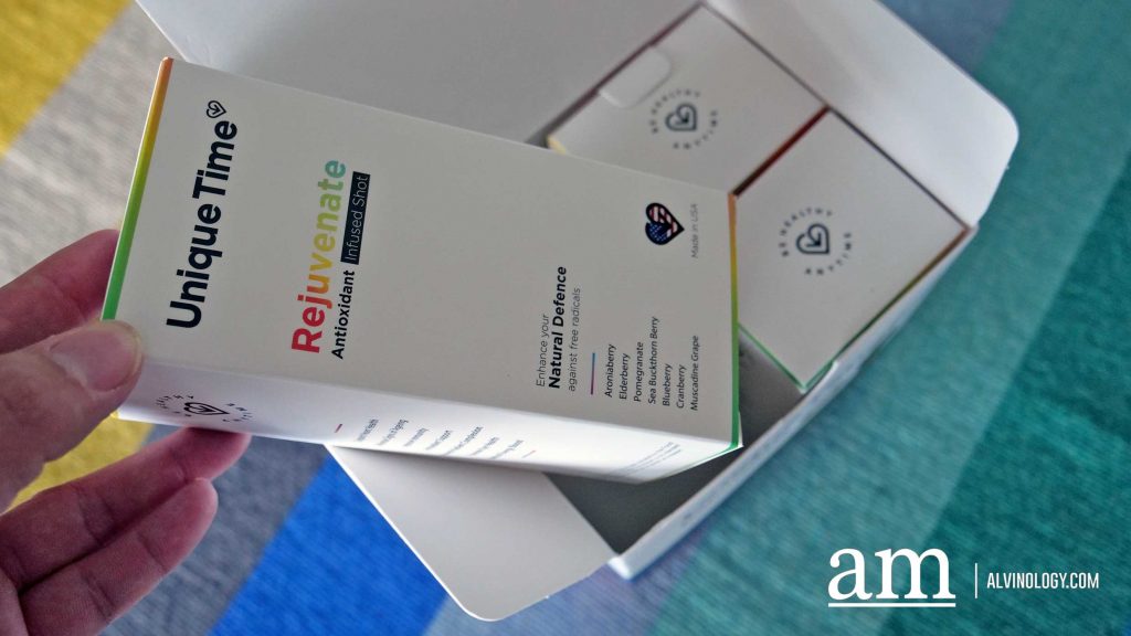 [#SUPPORTLOCAL] Refresh Yourself with Unique Time REJUVENATE ready-to-drink Antioxidant Sachets - Alvinology