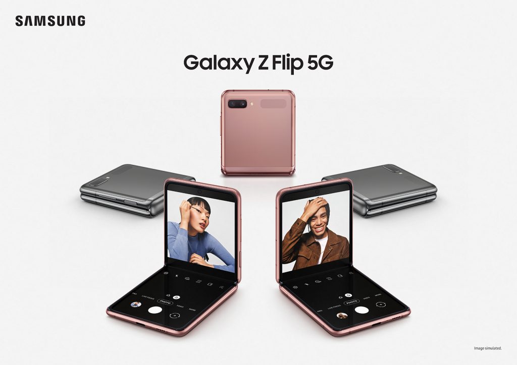 Samsung Galaxy Z Flip 5G – get yours on 31 October onwards and get a pair of Galaxy Buds Live in Mystic Bronze worth $288! - Alvinology