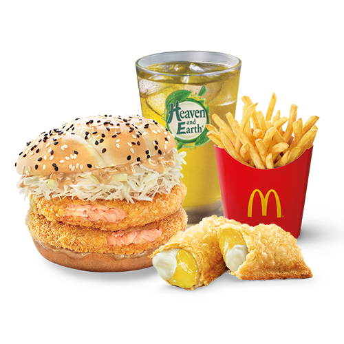 Say “Konnichiwa!” to the returning McDonald’s Hokkaido Salmon Burger with a new line-up of Hershey’s desserts and McCafé treats! - Alvinology