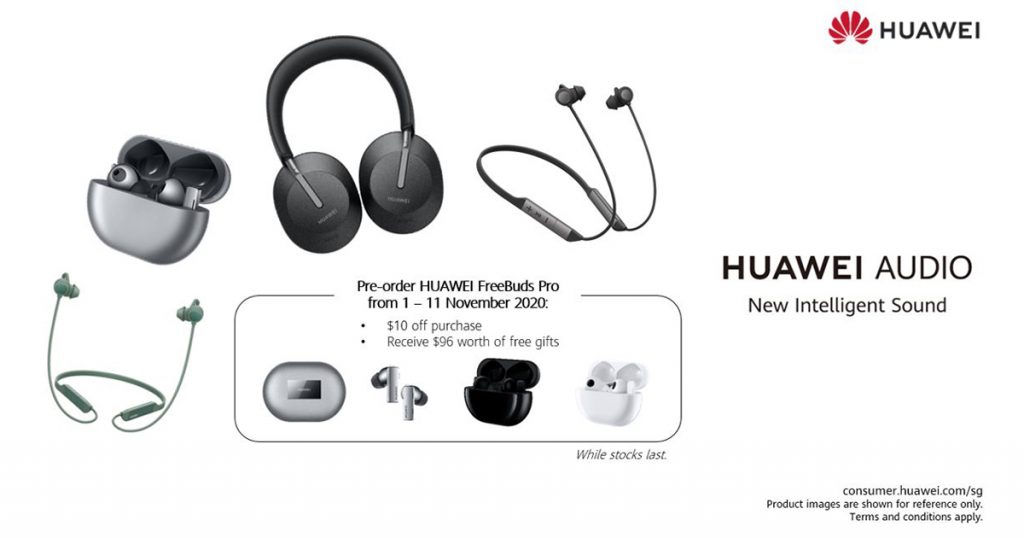 Pre-order the new Huawei FreeBuds Pro from 1 – 10 November to enjoy $10 off and exclusive premiums worth $96! - Alvinology