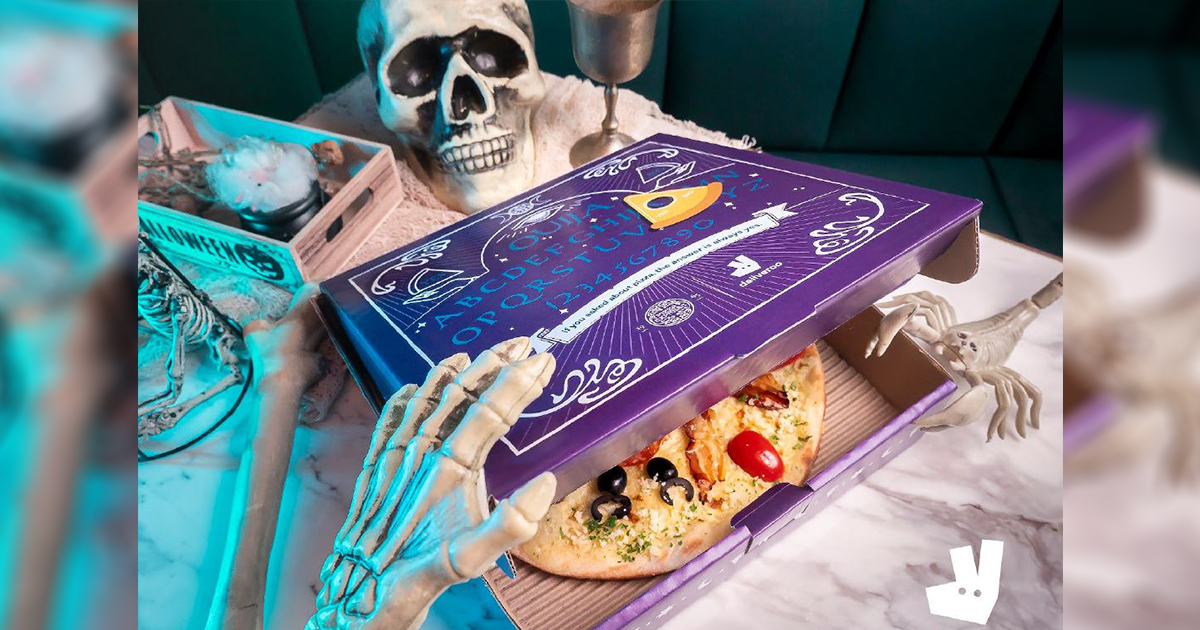 A limited-edition Ouija-Inspired Pizza will be available this Halloween on Deliveroo and PizzaExpress - Alvinology