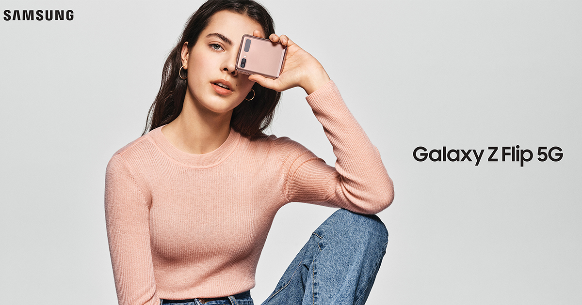 Samsung Galaxy Z Flip 5G – get yours on 31 October onwards and get a pair of Galaxy Buds Live in Mystic Bronze worth $288! - Alvinology