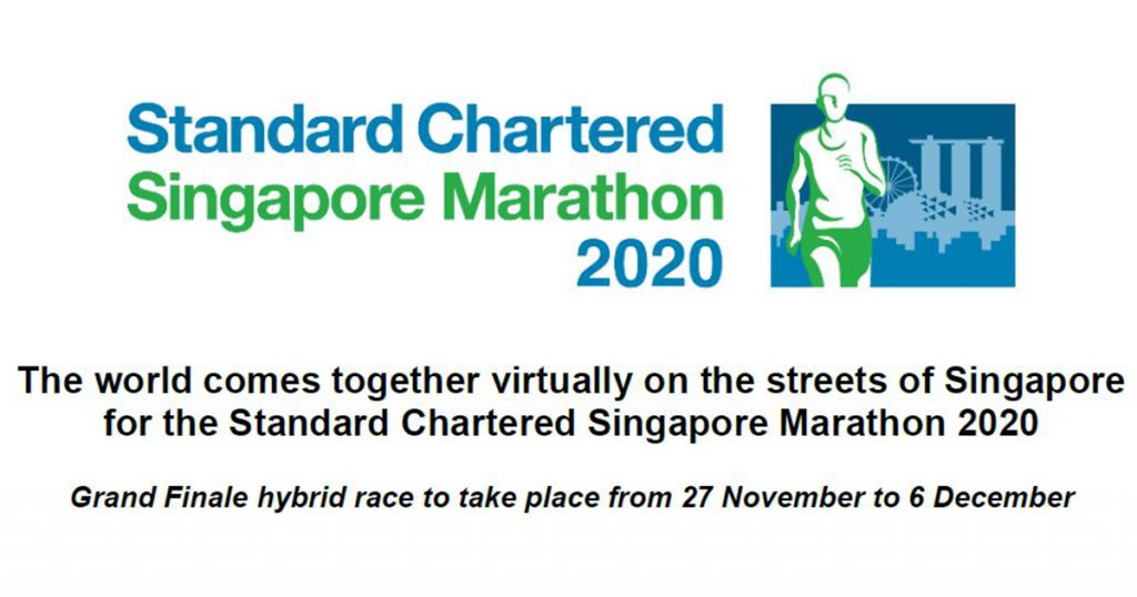 Standard Chartered Singapore Marathon 2020 - Grand Finale hybrid race to take place from 27 November to 6 December, REGISTRATION IS FREE! - Alvinology