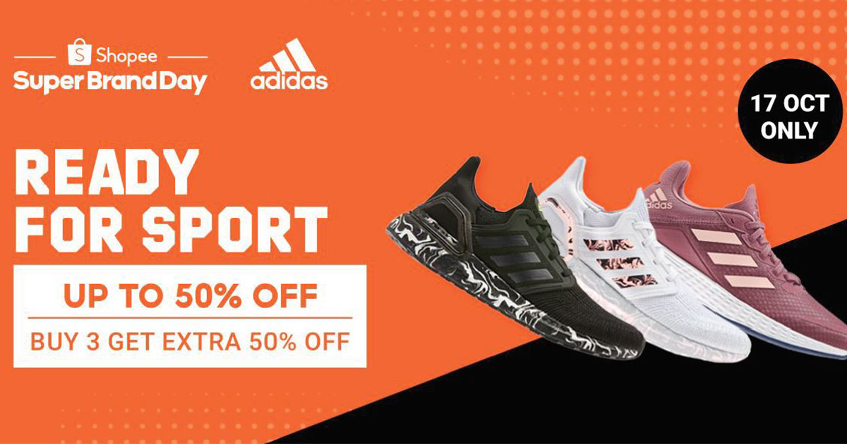[SALE+GIVEAWAY] adidas Super Brand Day on Shopee – up to 50% off from today till 17 October! - Alvinology