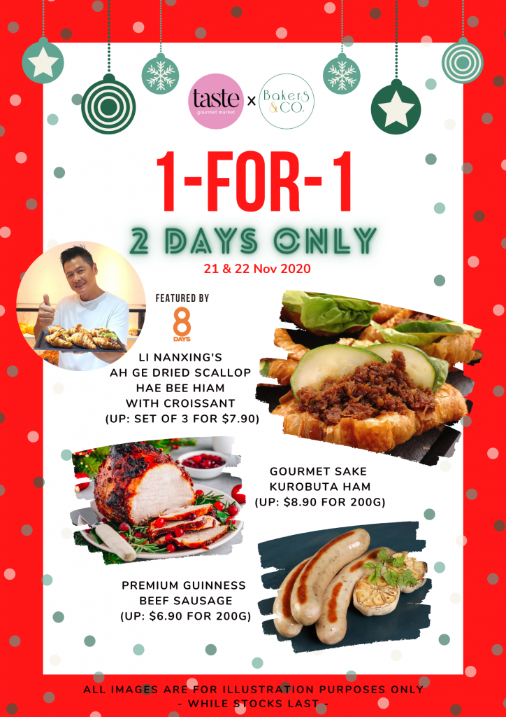 [DISCOUNT CODE INSIDE] Taste Gourmet Market kicks off the festive season with an exclusive 1-for-1 Promotion and awesome discounts! - Alvinology