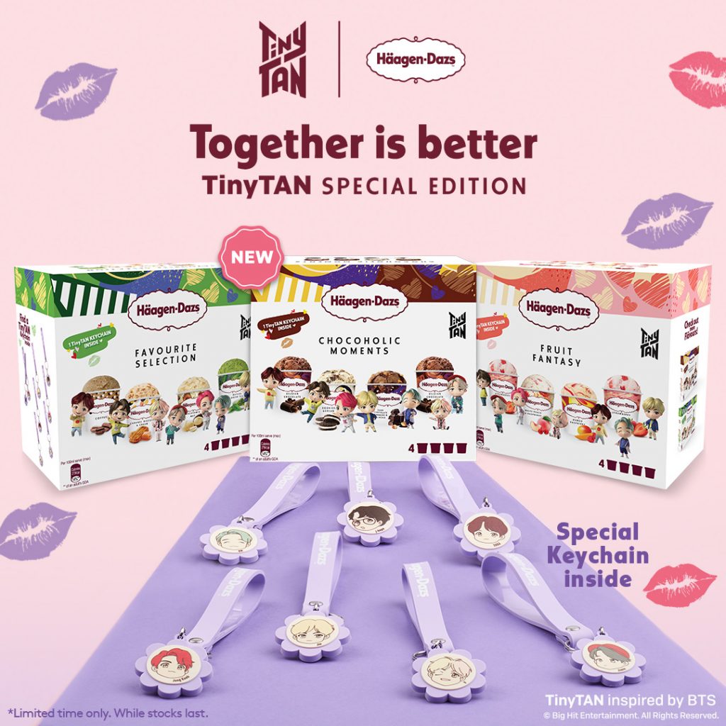 Don’t hold back on sharing Häagen-Dazs and get in the spirit of togetherness with special edition collectables of BTS character TinyTAN! - Alvinology