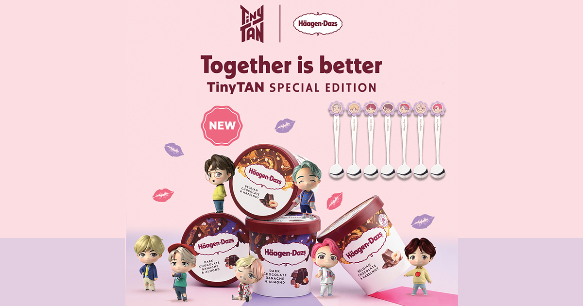 Don’t hold back on sharing Häagen-Dazs and get in the spirit of togetherness with special edition collectables of BTS character TinyTAN! - Alvinology