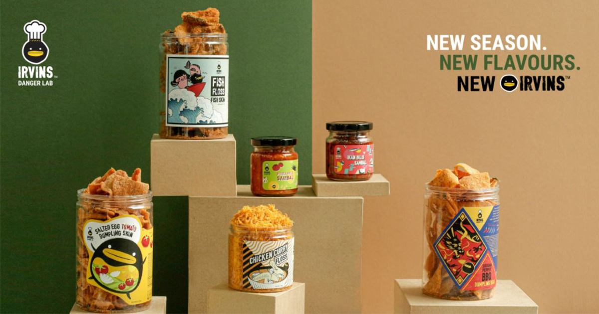 IRVINS launches its first-ever Floss and Sambal offerings as well as a limited-edition Dumpling Skin Nibbles under the Danger Lab Series - Alvinology