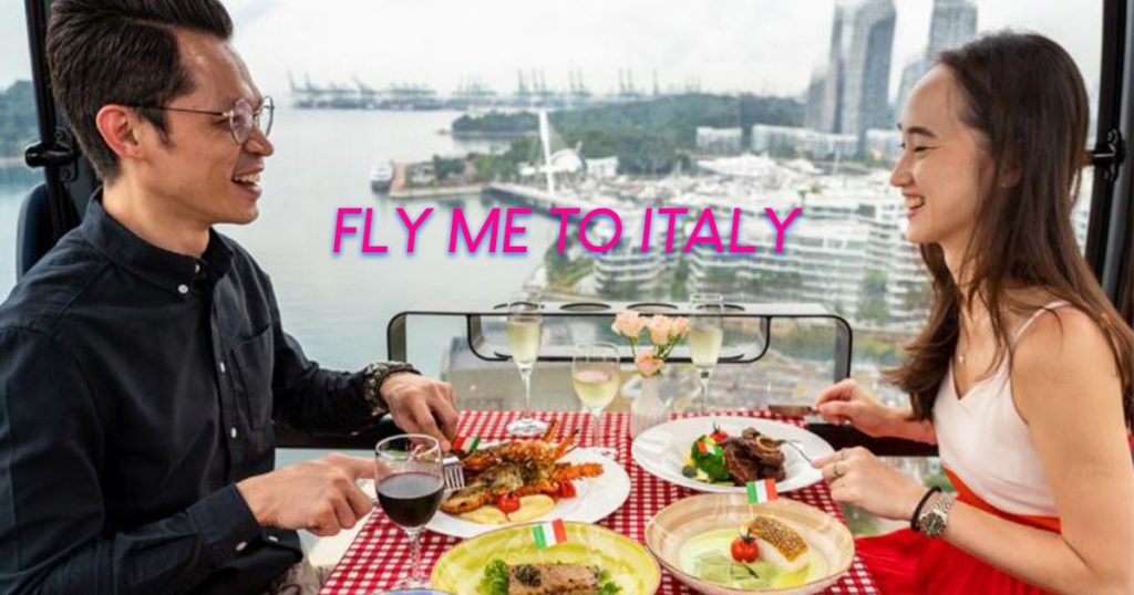 Embark on a gastronomical journey at Cable Car Sky Dining’s “Fly Me To Italy” package for two - Alvinology