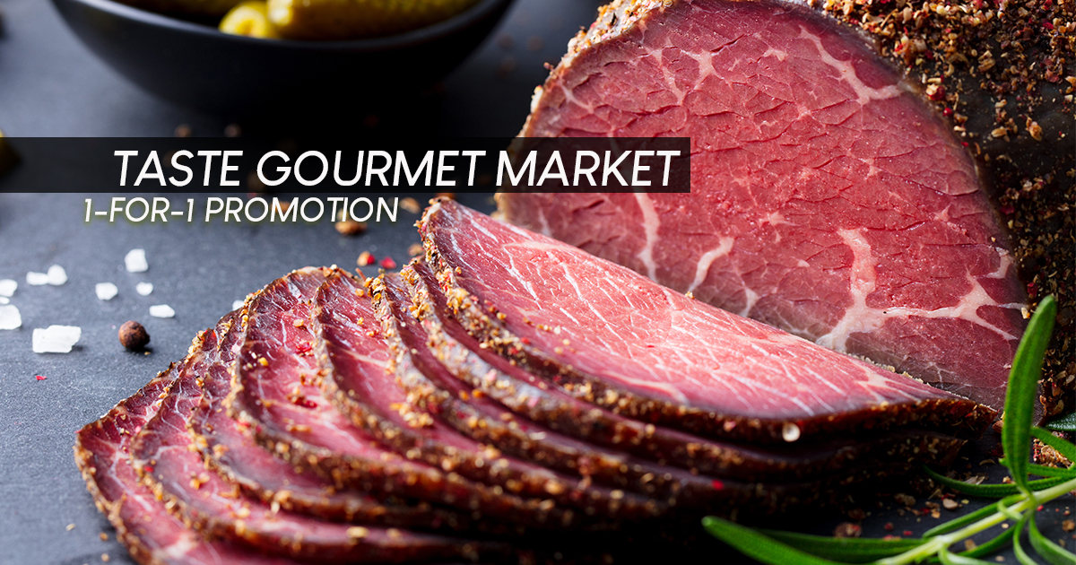 [DISCOUNT CODE INSIDE] Taste Gourmet Market kicks off the festive season with an exclusive 1-for-1 Promotion and awesome discounts! - Alvinology