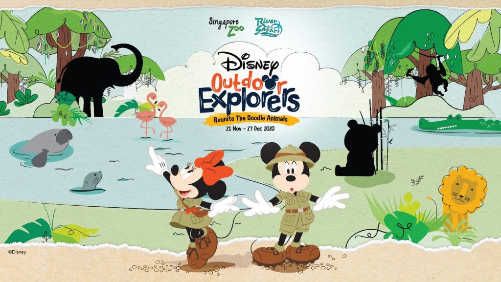 Join Disney's Mickey Mouse and Minnie Mouse at singapore Zoo and River Safari this year-end school holidays! - Alvinology
