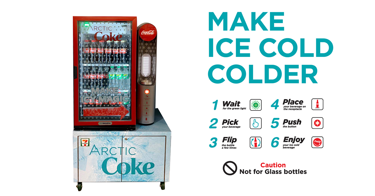 This new Arctic Coke Cooler can turn your favourite drink cold enough to be on the verge of freezing, the perfect thirst quencher! - Alvinology