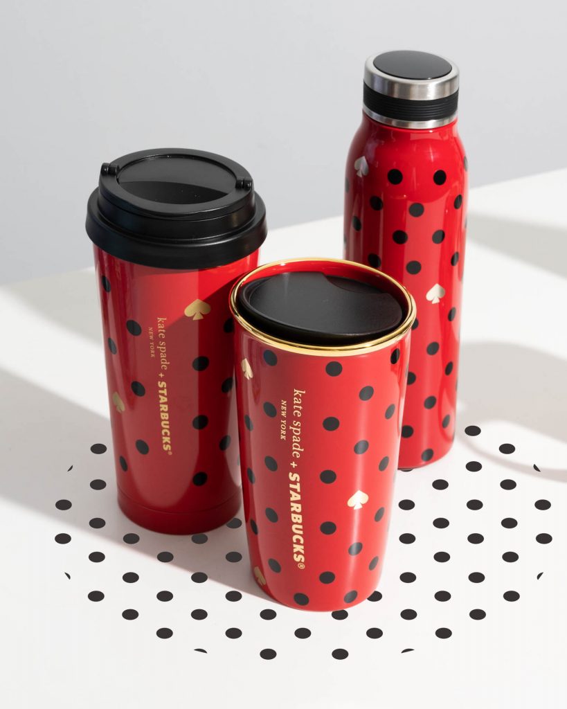 Starbucks x Kate Spade New York collection – grab these colourful and playful designs, with Kate Spade New York’s signature dots - Alvinology