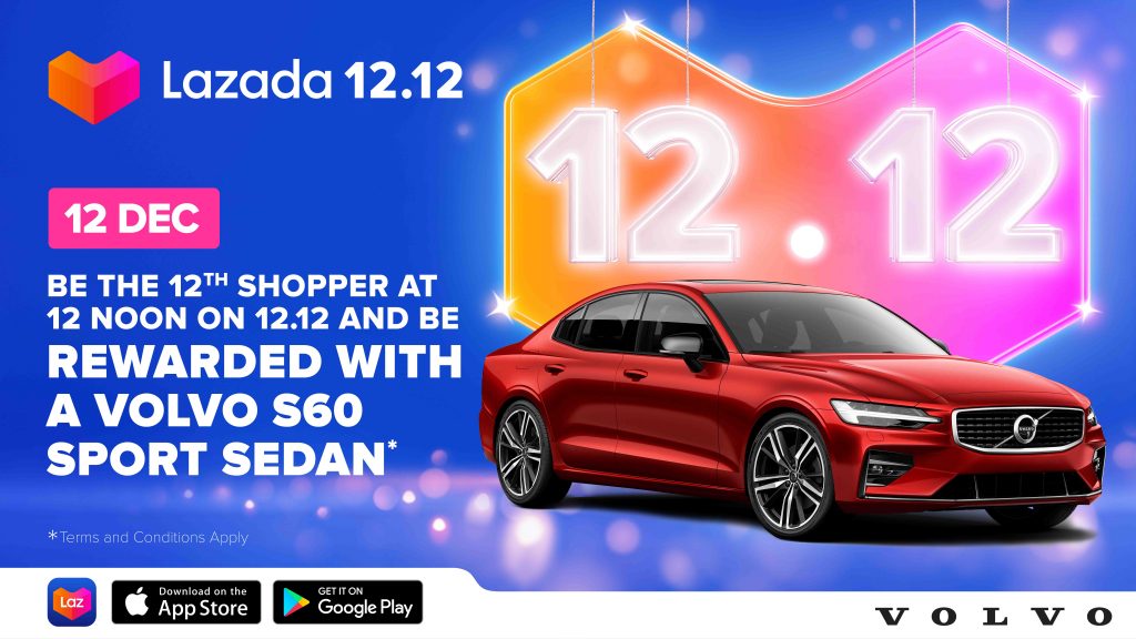 Here’s your Ultimate Guide to Lazada 12.12! Be the one to bring home a Volvo S60 Sport Sedan or 1-year worth of RedMart groceries! Here’s how – Here’s your Ultimate Guide to Lazada 12.12! Be the one to bring home a Volvo S60 Sport Sedan or 1-year worth of RedMart groceries! Here’s how – - Alvinology